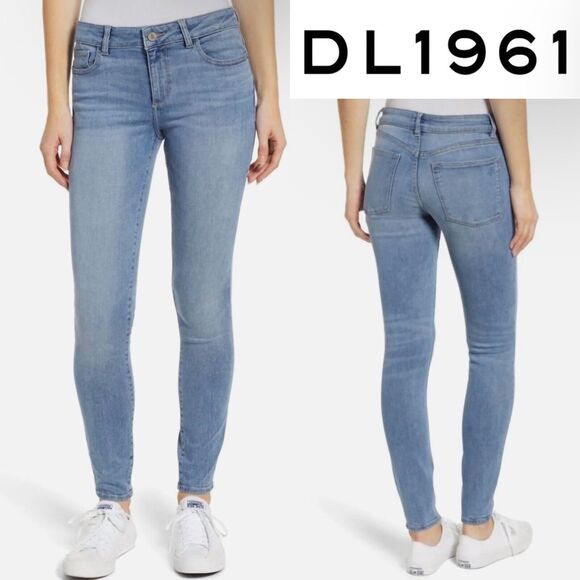 DL1961 WOMEN’S FLORENCE MID RISE INSTASCULPT SKINNY In BISHOP $197 - Picture 1 of 14